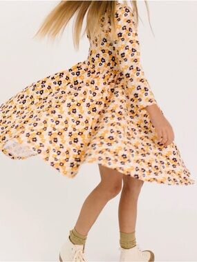 Alice + Ames Flower Power Twirl Ballet Dress Sz 7